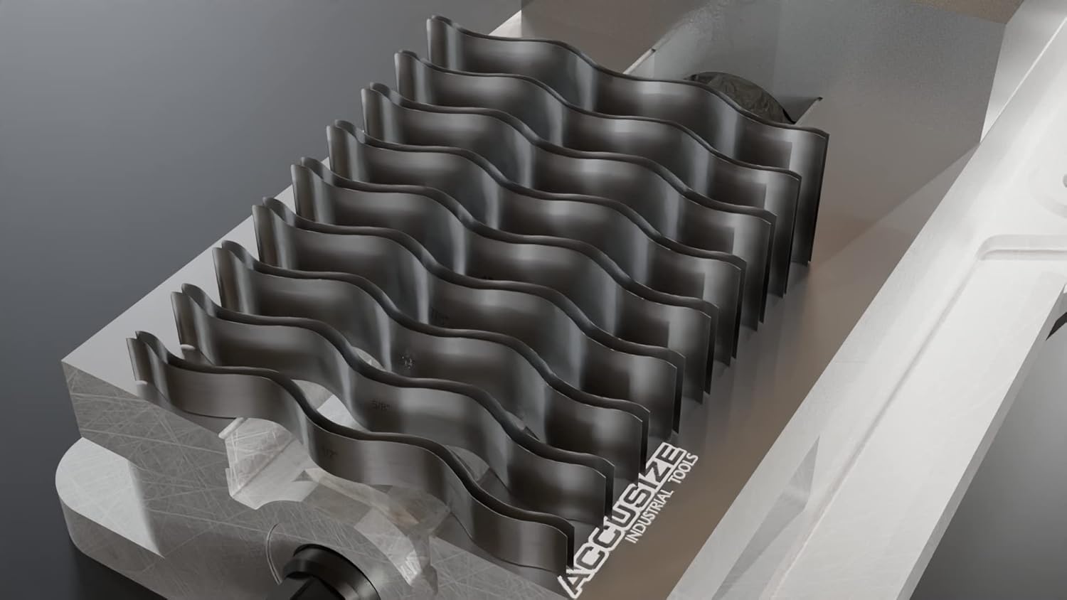 Accusize Industrial Tools 9 Pairs Wavy Parallel Set, 1/2'' to 1-1/2'' by 1/8'' Increment, Eg10-1440