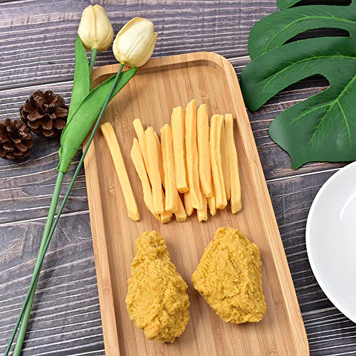 Hagao Fake French Fries Simulation Artificial Food Play Food Model Kitchen Toy Decoration 15 pcs