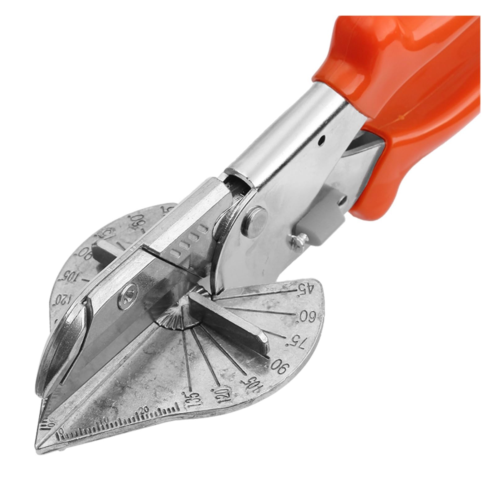 Cortador de tubos Cortador De Conductos De Alambre De Revestimiento De Inglete Multiángulo De 45-135 Grados, Tijeras De Manguera De Tubo De Plástico De PVC PE, Herramienta De Fontanería For Decoración