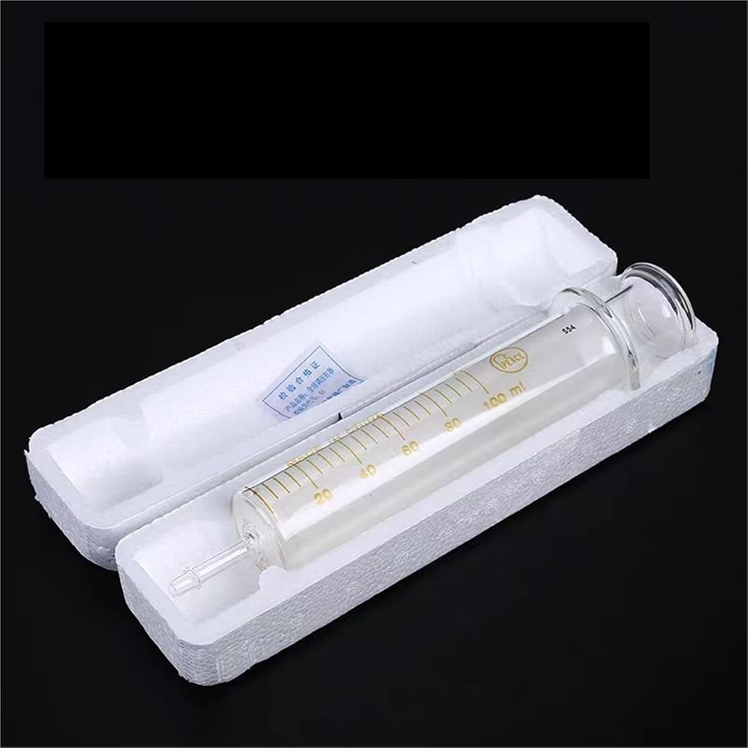 4pcs/lot 1ml to 100ml Lab Glass Syringe for Laboratory Injection Liquid Factory Add Ink etc.(30ml)