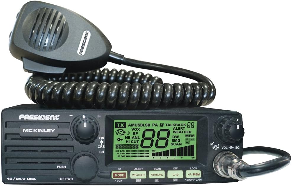 President McKinley EU 40 Channel CB Radio SSB 12/24V