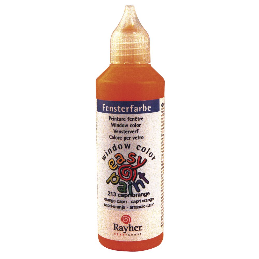 Rayher 38891210 Basic-Pen Acrylfarbe, 28 Ml, Orange – Wasserfester Linermarker Für Holz, Stoff, Glas, Papier