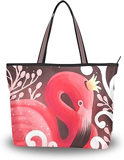 NaiiaN Borse a tracolla con tracolla leggera Borsa a tracolla Shopping per donna Borse da donna per studentesse Fenicotteri rossi