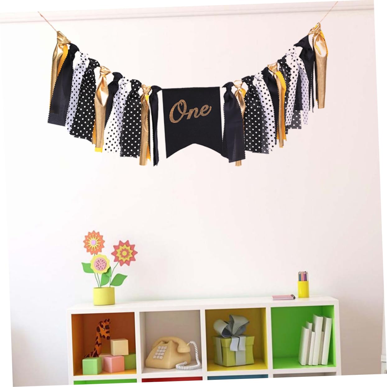 ifundom 3pezzi Striscione Compleanno Per Banner Decorativo Juta Da Metri Per Festa Di Compleanno Adatto Tutti Seggioloni Per Foto e Decorazioni Tema