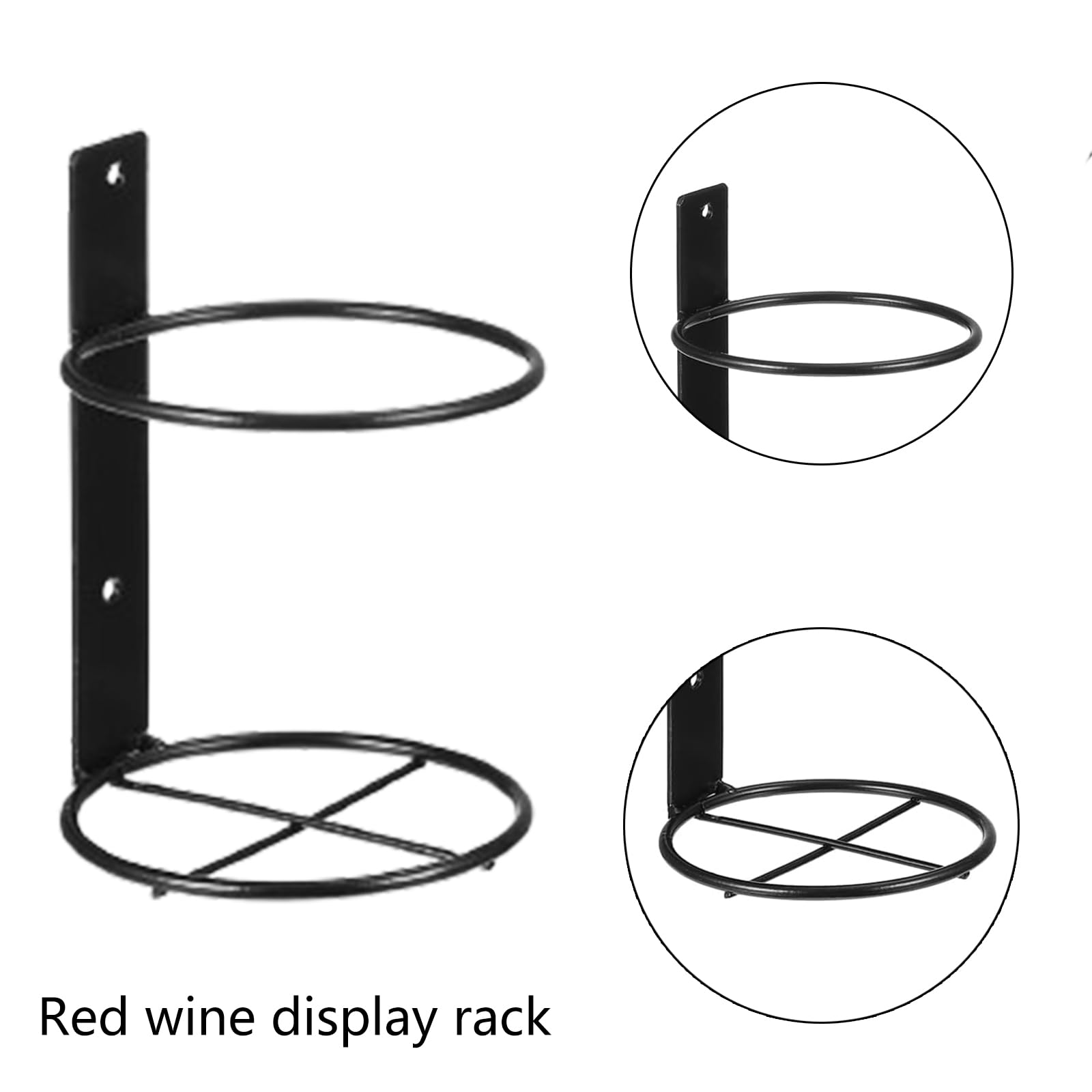 Soporte Para Botellas De Vino, 2 Piezas Botellero Pared, Soporte De Exhibición De Botella De Vino, Estante Para Botellas De Vino, Para Vino Tinto, Bebidas, Para Bar, Fiesta, Decoración Del Hogar