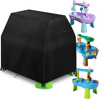 Kids Water Table Cover Compatible with Step 2 Water Play Table, Outdoor Toy Covers for Toddlers Water Table,Waterproof,Dust Proof, Anti-UV Accessories for Step 2 Water Table