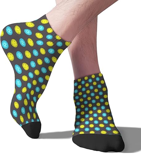 Miniatura 9 de devor Calcetines de tobillo para hombre, calcetines cortos de algodón para hombre, calcetines de humor para píllebol, Blanco