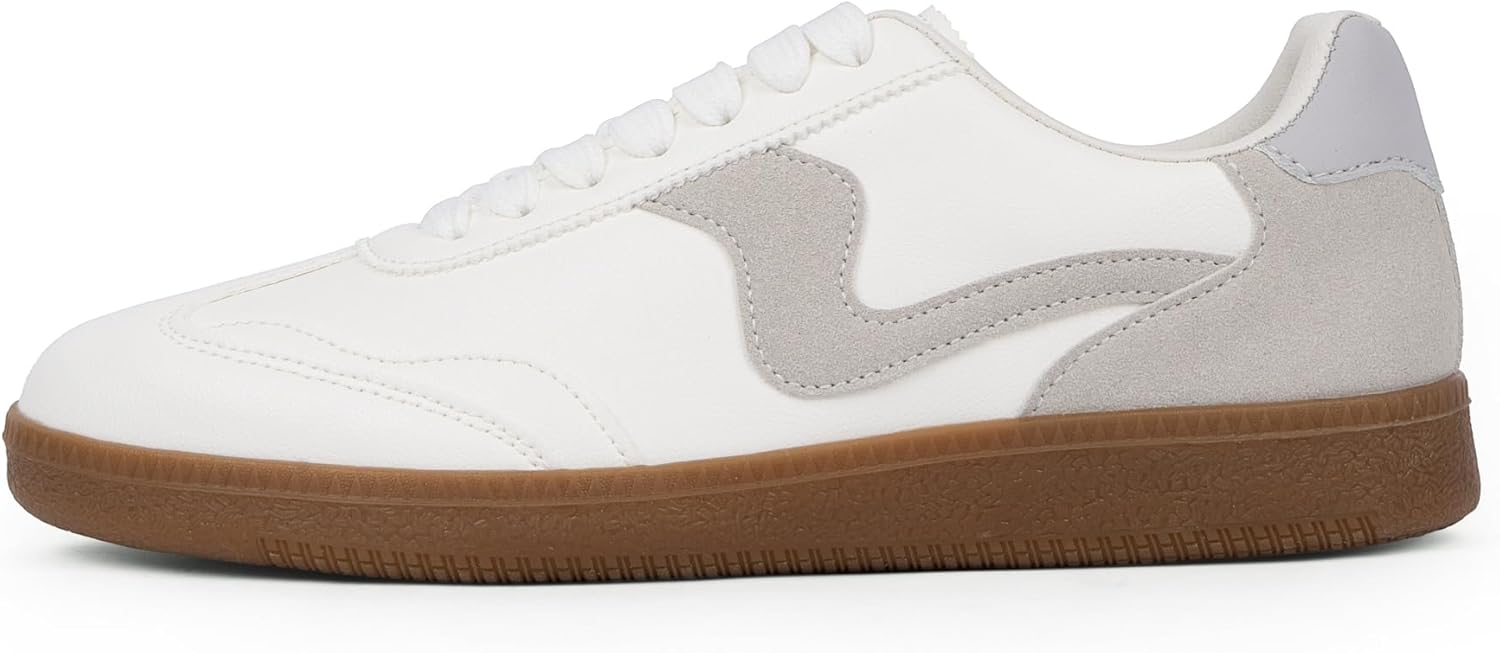 Sneakers for Women Business Casual Tennis Shoes Comfortable Lace up Slip on Women's Fashion Sneakers - Image 7