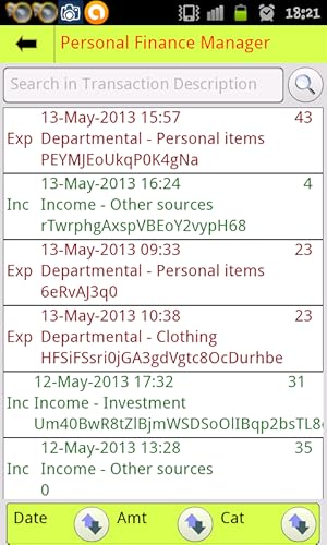 Personal Finance Manager Lite