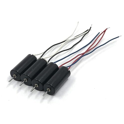 Amazon.co.jp_ Mdingbao-モーター 駆動系 4PCS 716 7mm _ 16mmミニコロレスDCモーター3.7V 50000RPM超高速ドローンエンジンDIY RCドローン 安定した性能 _ おもちゃ
