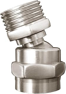 shower head swivel adapter ball joint,showerhead adjustable connector,brushed nickel