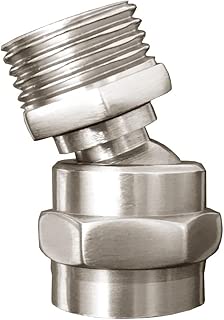 MissMin shower head swivel adapter ball joint,showerhead adjustable connector,brushed nickel - coolthings.us