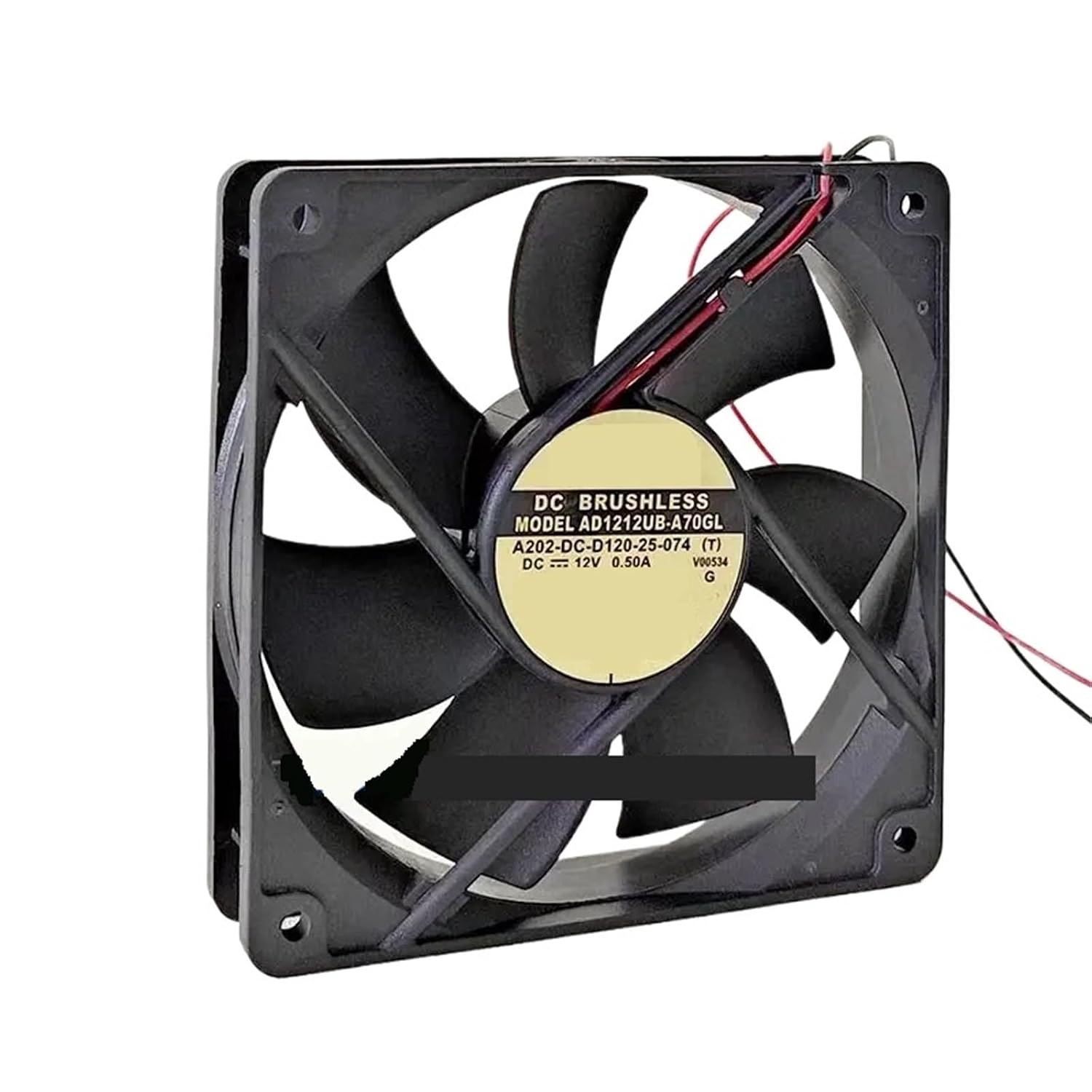 AD1212UB-A70GL 12V 0.50A 12025 120 * 120 * 25mm Cooling Fan Radiator