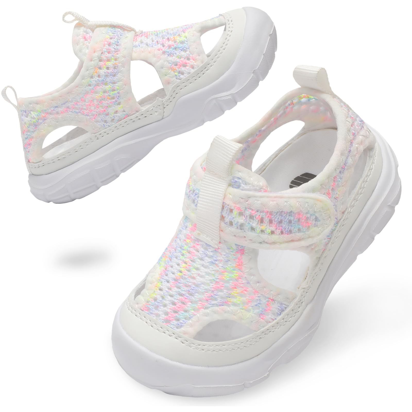 BARERUN Kids Water Shoes Boys Girls Barefoot Aqua Socks for Swim Surf Pool Beach Sport Lightweight Breathable Sandal Athletic Slip-On Sneaker for Toddler Outdoor Indoor