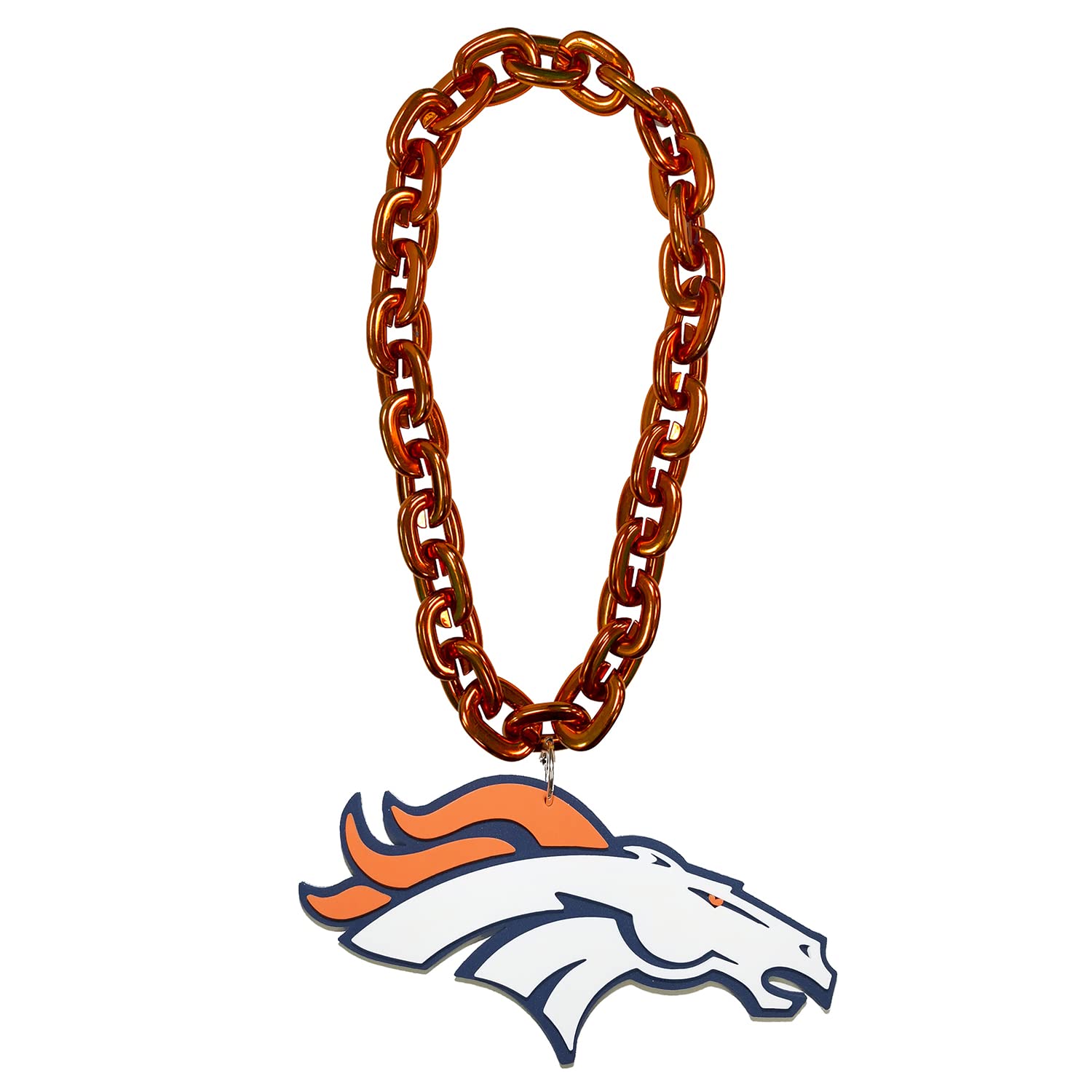 Aminco NFL Denver Broncos Team Fan Chain, Orange