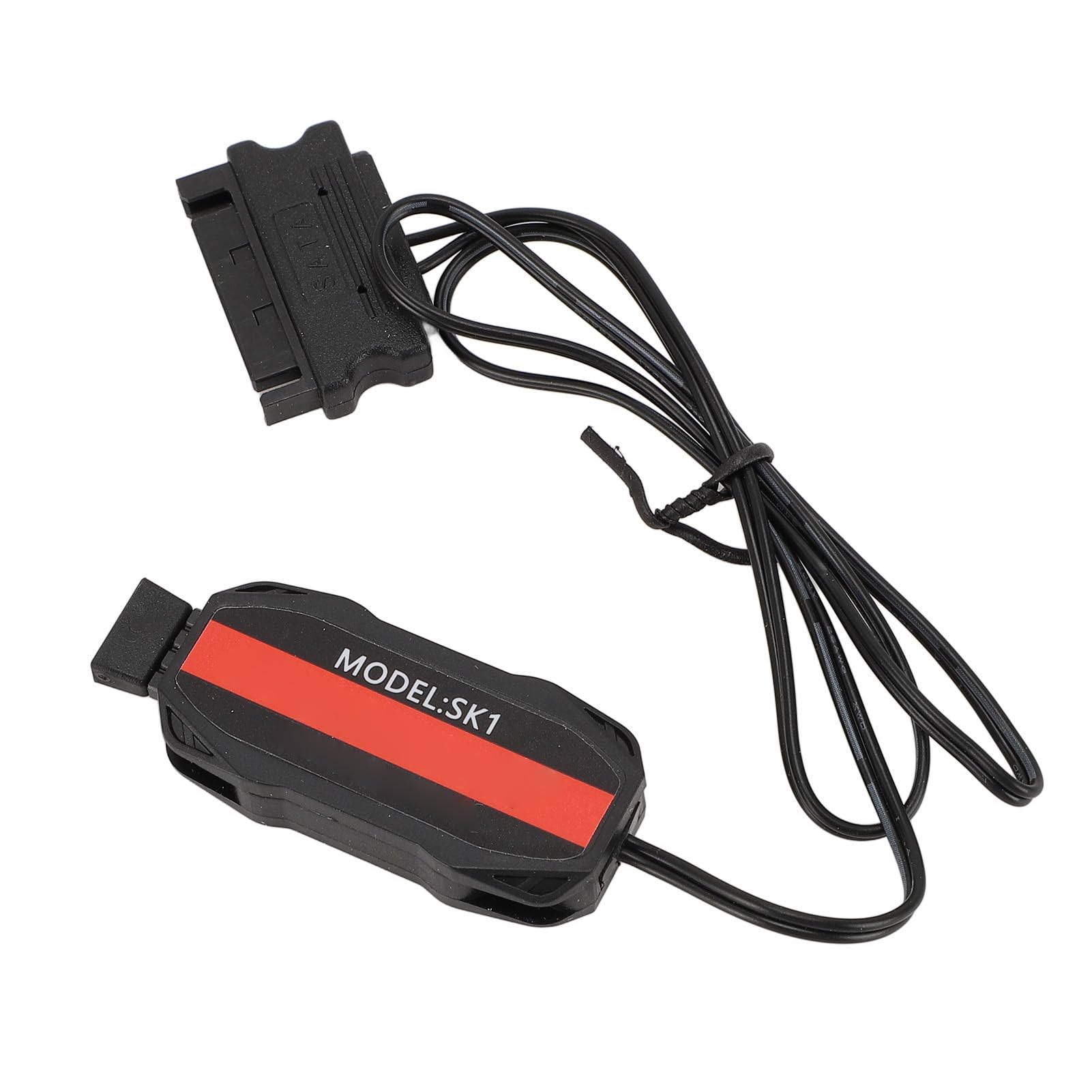 Kontroler Wentylatora Serial ATA Power RGB, Zestaw Kontrolera Wentylatora ARGB PC, 21 Klawiszy do 3-pinowej Taśmy LED LED 5 V, Pilot, Drut Miedziany, Chowana Konstrukcja,