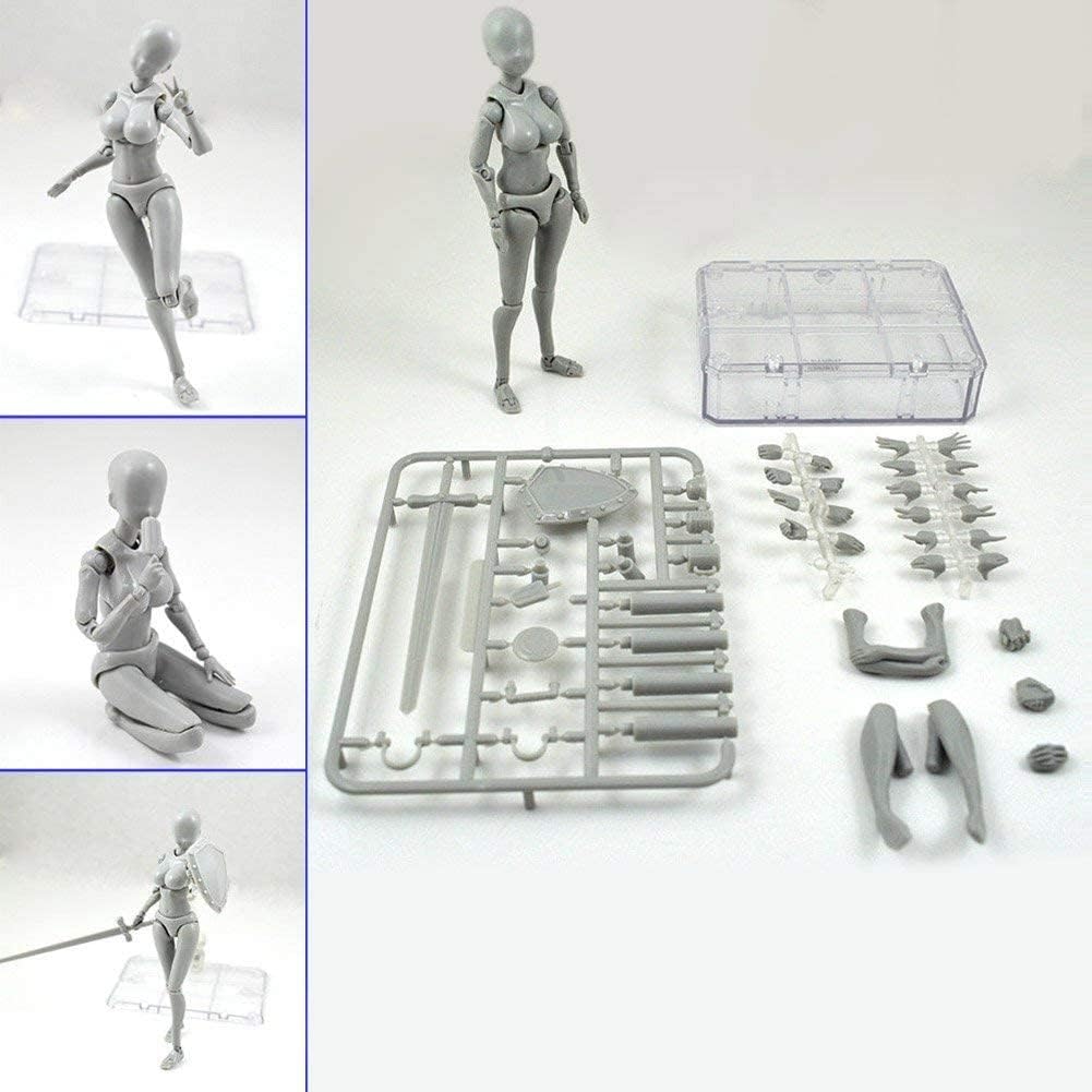 AHOHOS Action Figure Model, 2.0 Action Figure Model for SHF Body Kun Doll PVC Body-Chan DX Set (Male+Female)