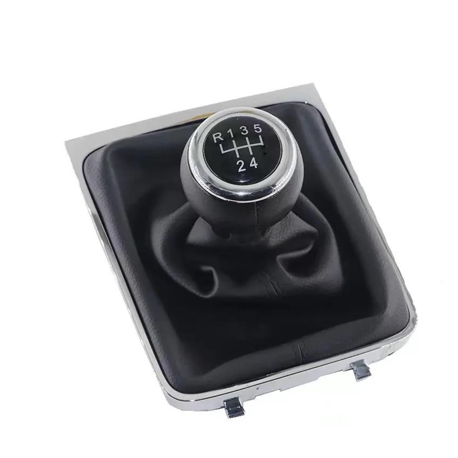Mocalux Black Gear Stick Shift Lever Knob For Vw For Passat B6 2005-2010 5/6 Speed Gear Shift Knob Lever Modification Parts(For 5 Speed)