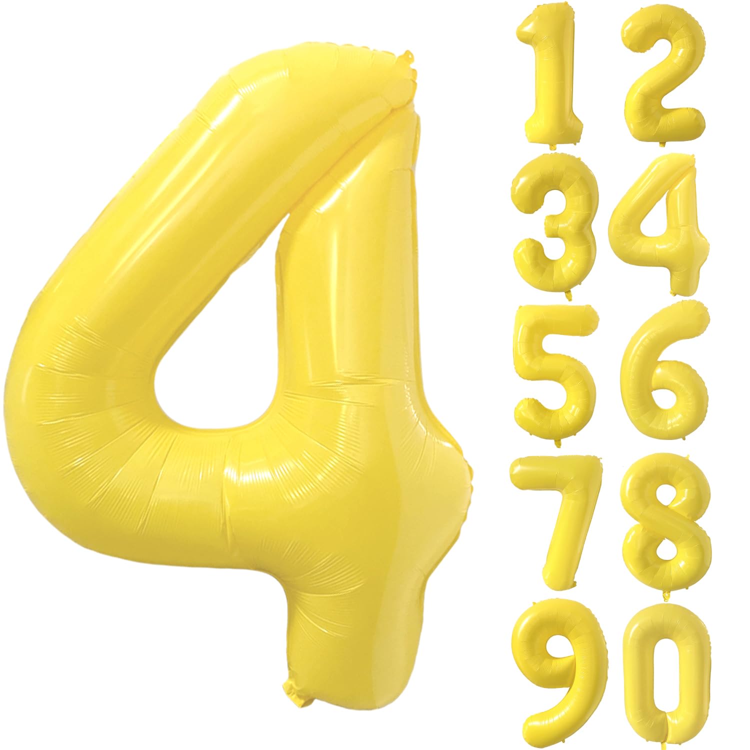 Red 0 balloon 40 Inch Giant Helium Foil Number 0 to 9 Red Balloon Birthday Wedding Party Digital Decorations (Number 0) — view 418