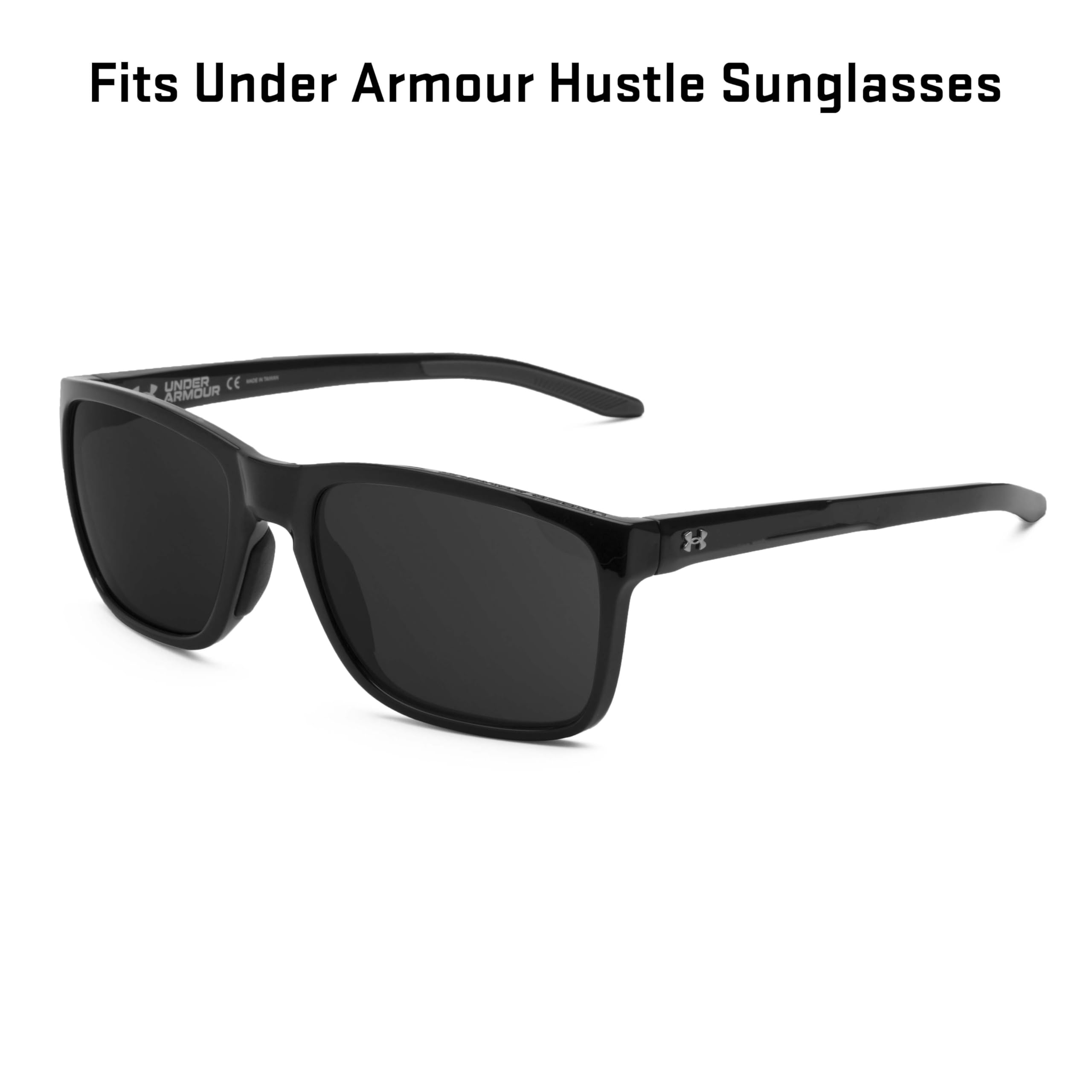 Revant Lentes de reemplazo compatibles con Under Armour Hustle | Polarizado disponible, 100 % protección UV, Resistente a impactos y arañazos, Ajuste preciso, Corrección óptica