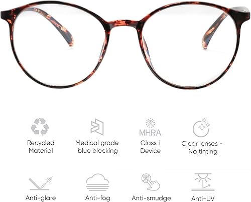 Miniatura 2 de Ocushield Gafas de bloqueo de luz azul que evitan la fatiga ocular de dispositivos digitales | Desarrollado por optometristas | Para adultos y