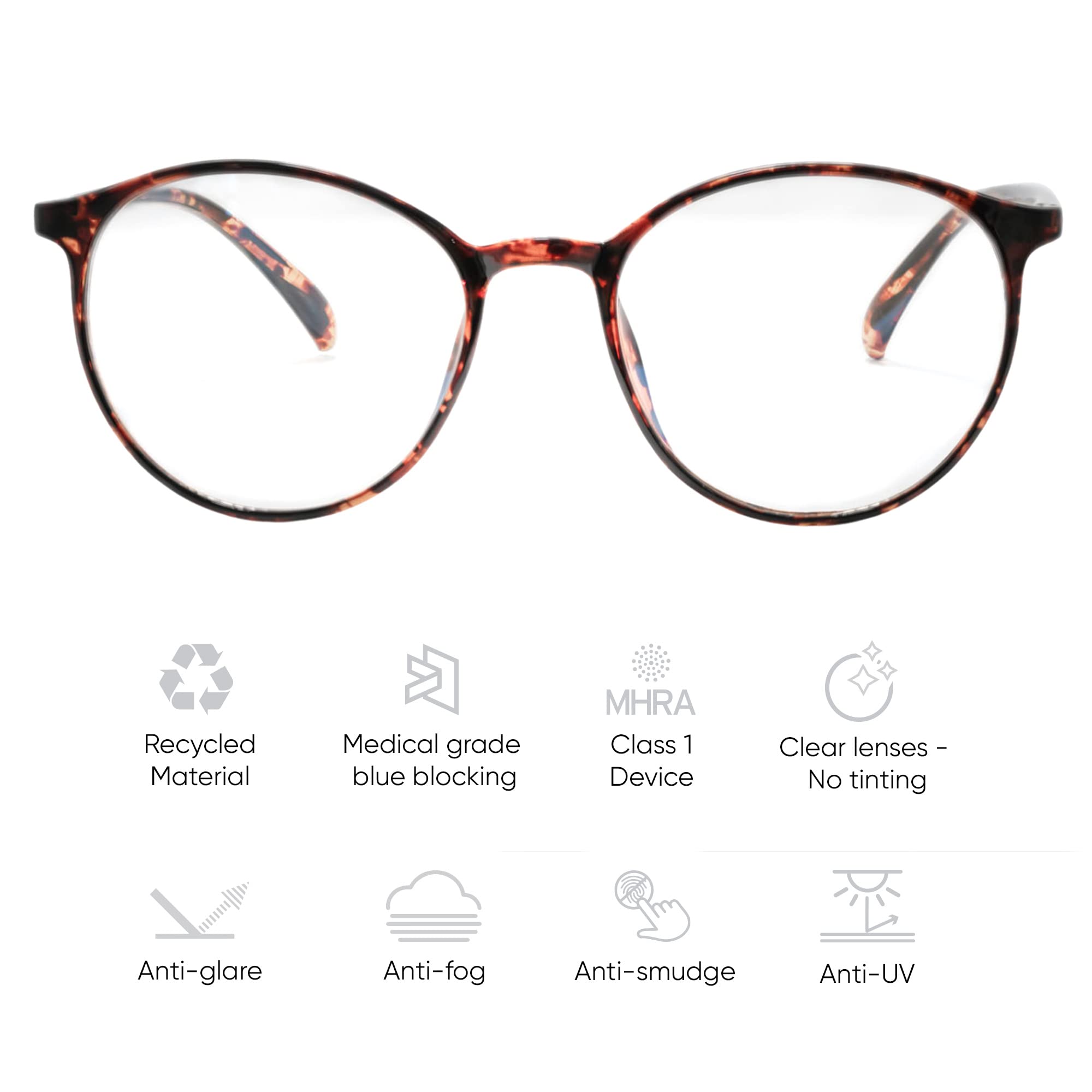 Ocushield Blue Light Blocking Glasses Prevent Eye Strain from Digital Devices | Developed by Optometrists | For Adults & Kids