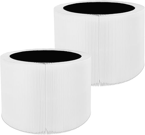 Filtro de repuesto 211i Max compatible con Blueair Blue Pure 211i Max, filtro de repuesto 3 en 1 H13 Ture HEPA y carbón activado, paquete de 2