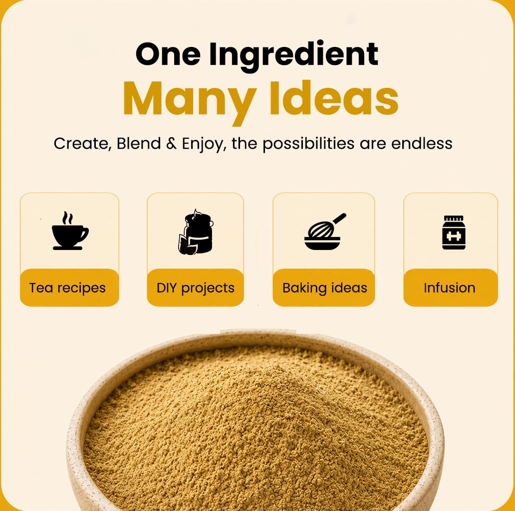 Herb To Body Dried Chamomile Flowers Powder – 4oz, Wildcrafted Matricaria Camomilla Powder for Chamomile Tea, Herbal Tea, Ingredient for Baking, Infusions, and DIY Creations — Amazon image 5