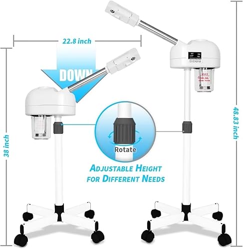 Miniatura 3 de Vaporizador facial profesional, niebla caliente, humidificador de ozono, se puede utilizar en casa y salón de belleza, extrae puntos negros,