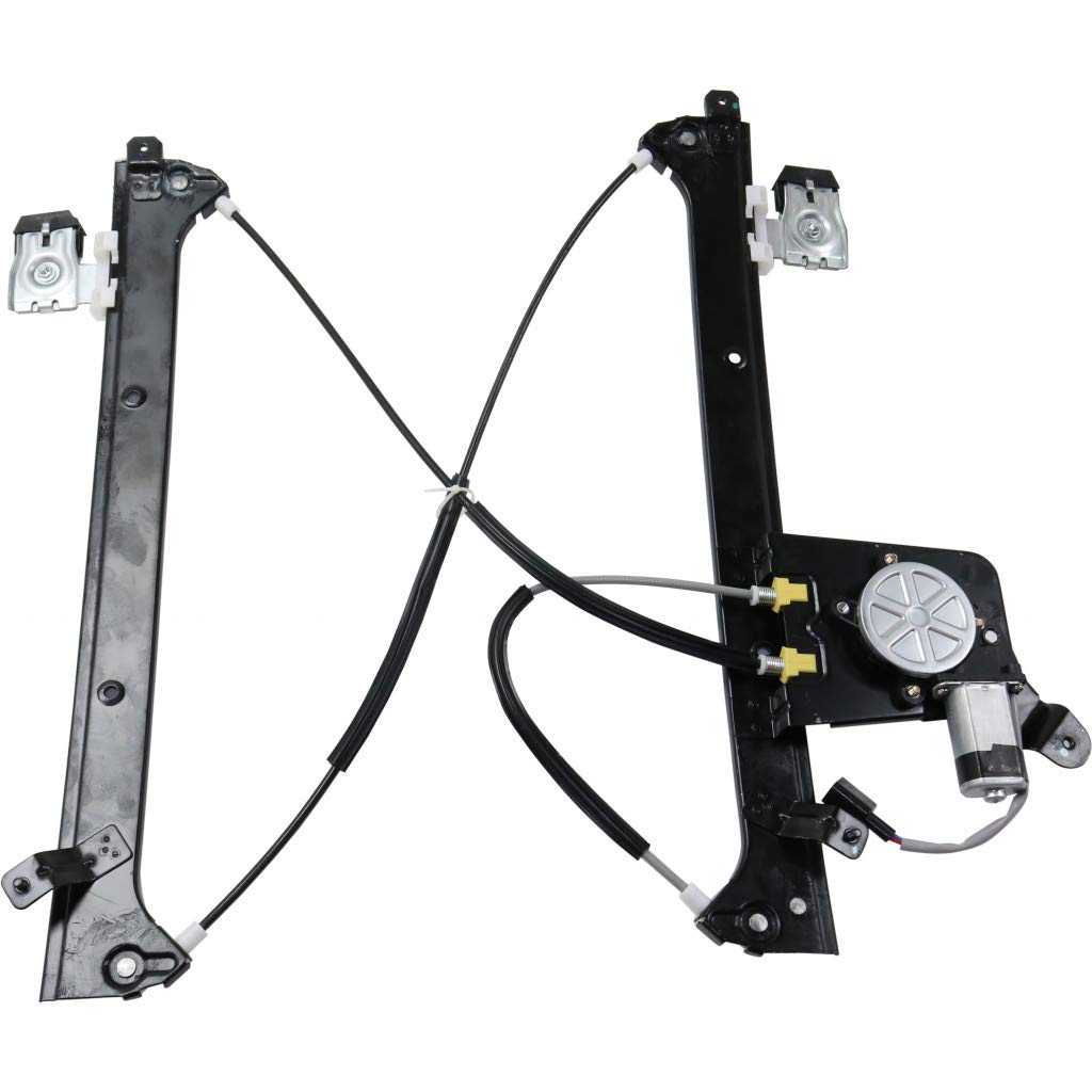 for Chevy Suburban Window Regulator Assembly 2000-2006 Driver Side | Rear | Power | Cable | GM1550114 | 19301981