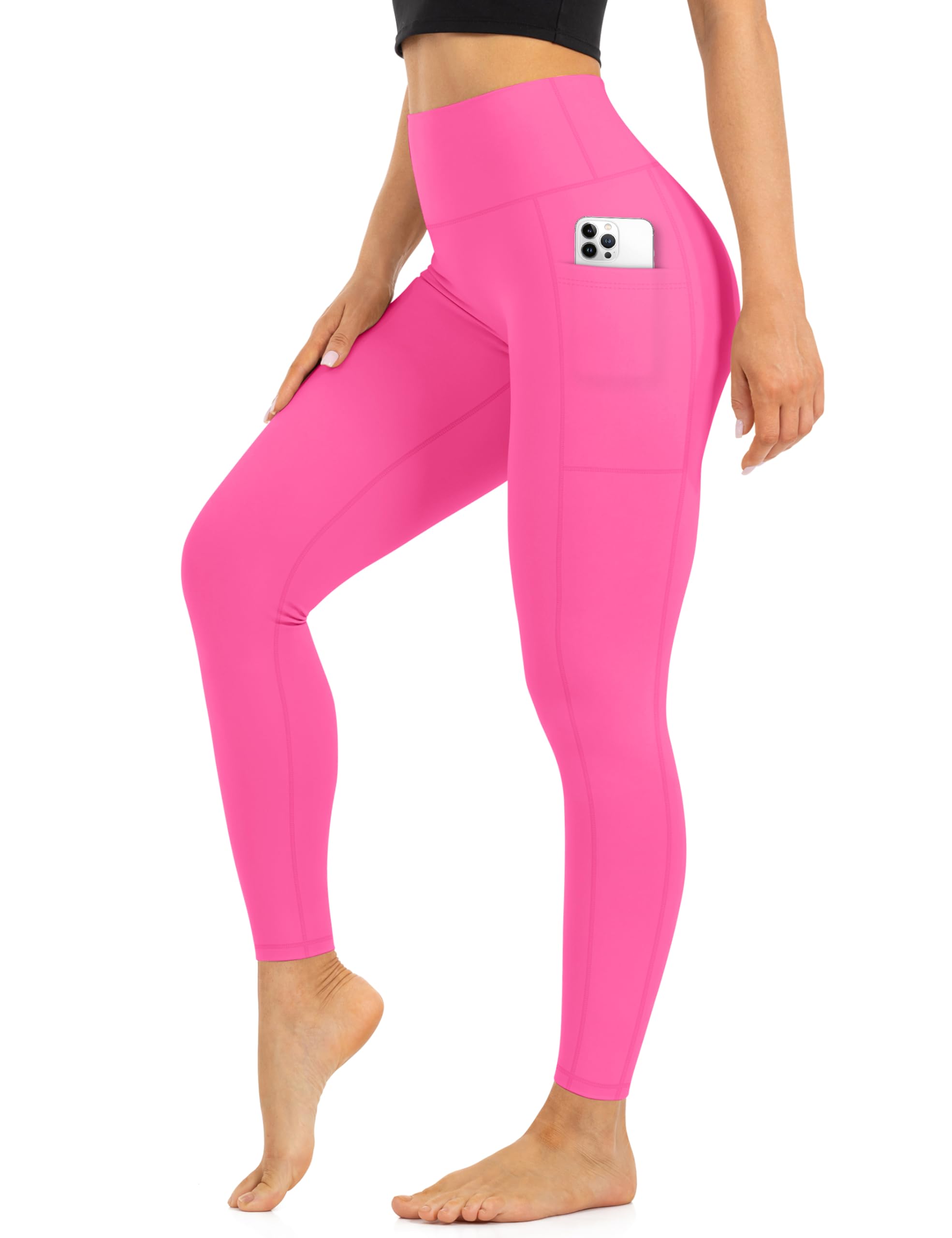 Blisset High Waist Leggings for Women - Opaque, Soft Tummy Control Athletic Pants for Yoga, Running, Workout and Gym