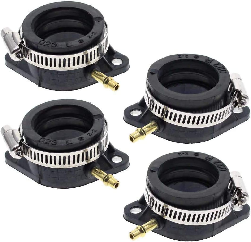 Carburetor Intake Manifold,FOR 73-80 Kawasaki carb carburetor INTAKE MANIFOLD RUBBER BOOTS z1 kz900 kz1000,OEM：16065-029 16065-028.