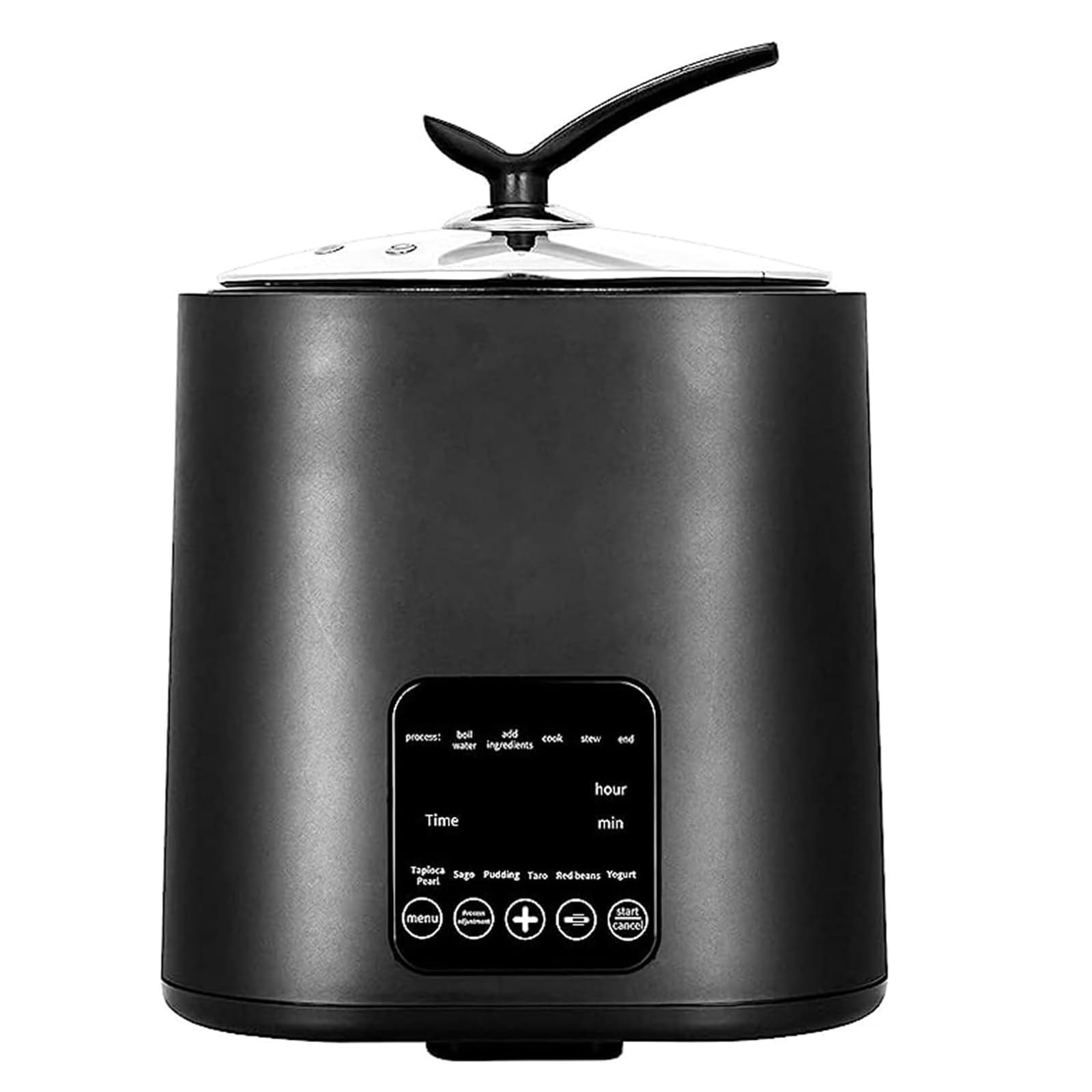 Kommerzieller Boba-Topf, 9 L, Automatischer Perlmutt-Topf, Mit Touchscreen Und Antihaftbeschichtung, Einstellbare Zeit Und Temperatur, Boba-Kocher, Für Bubble Tea, Perlmutt-Tee
