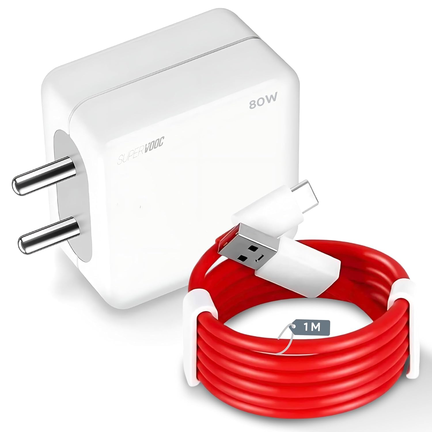 AILKIN 80W Power Adapter- SUPERVOOC Ultra Fast Charger for OnePlus with True 80W PD Charging|Compatible with OnePlus 12/12R/11/11R/10/10R,Nord CE3 Lite 5G,Nord2T 5G,Nord CE 2Lite 5G,Nord 5G