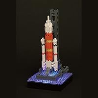 Vista 7 de nanoblock - Espacio - Cohete y plataforma de lanzamiento, kit de construcción de la serie Sight to See