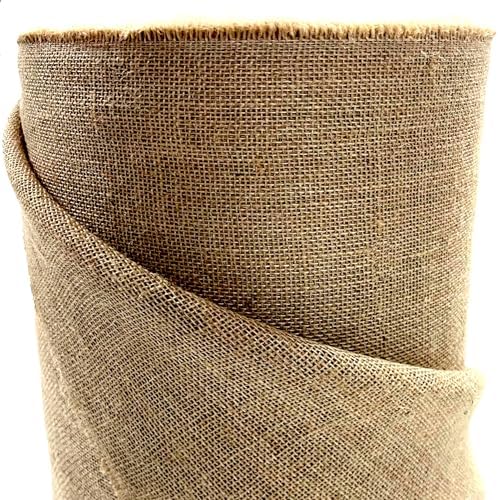 Aquagart Jute Stof 100m X 1m 215g/m² Jute Mat Tuin Jute Stof Jute Lint Burlap