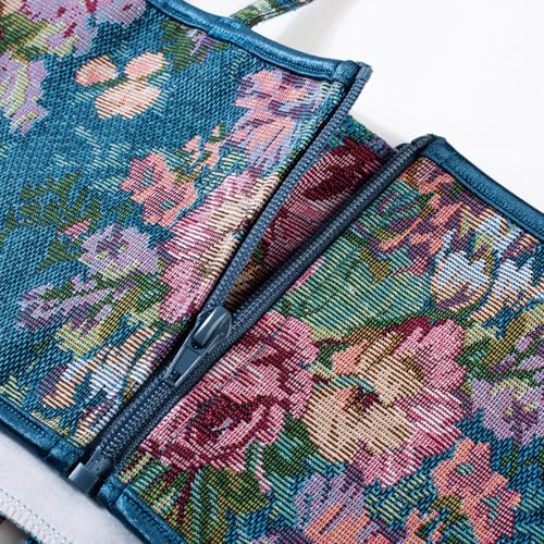 Image of Scarlet Darkness Corset Belt for Women Floral Renaissance Underbust Corset
