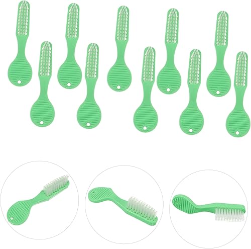 Miniatura 7 de Healifty Cepillo de dientes manual 10pcs Prisión Cepillo de dientes Manual Cepillo de dientes Manual Mango Suave Plástico Cabeza de Cepillo Grande