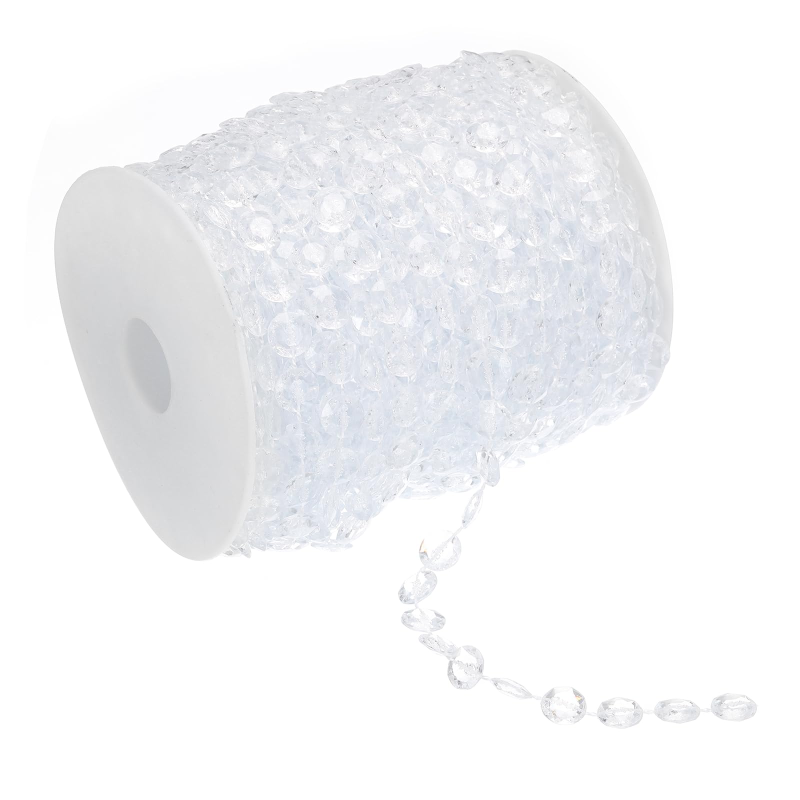 Guirlande perles cristal 10mm PATIKIL de 30m pour rideau suspendu