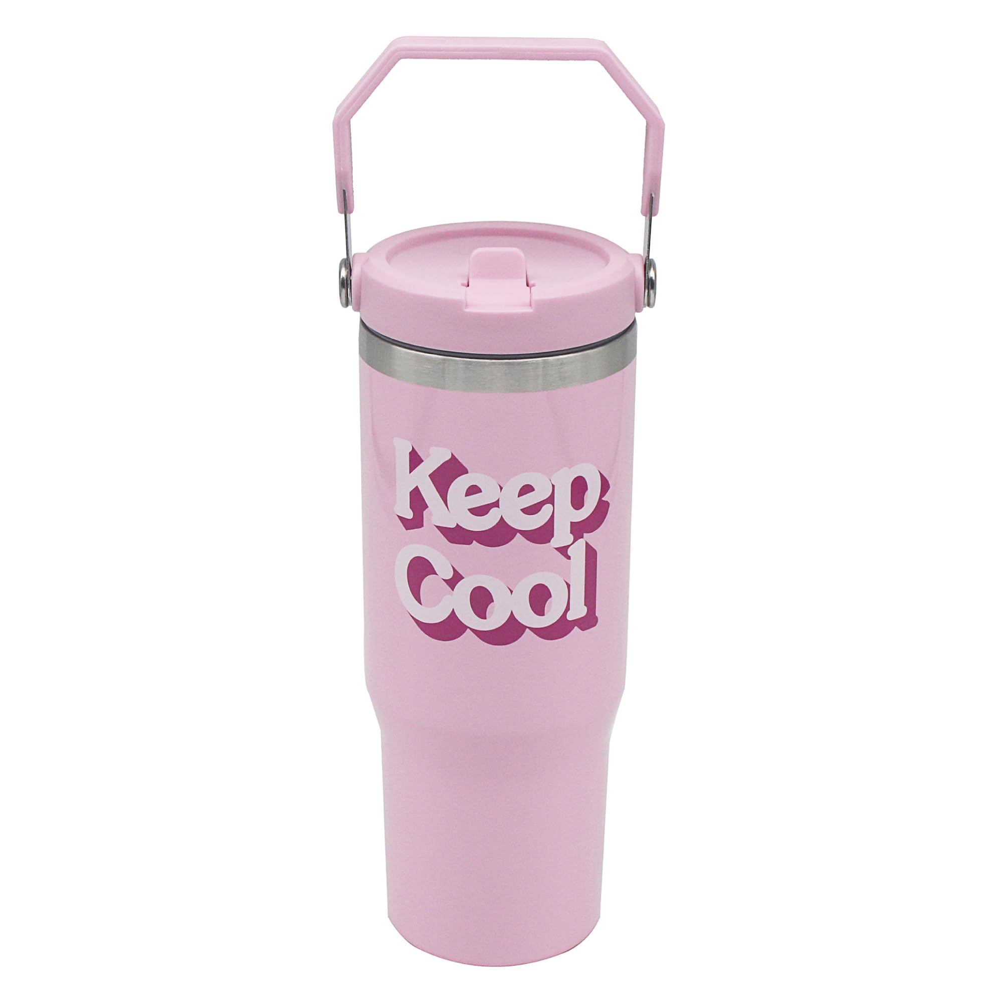 Lesser & Pavey Pink Drinks Tumbler 900ml for Cold & Hot Drinks | Stylish Tumbler Drinking Glasses for Water & Cold Drinks | Lovely Tableware Glass Gifts for Women & Men