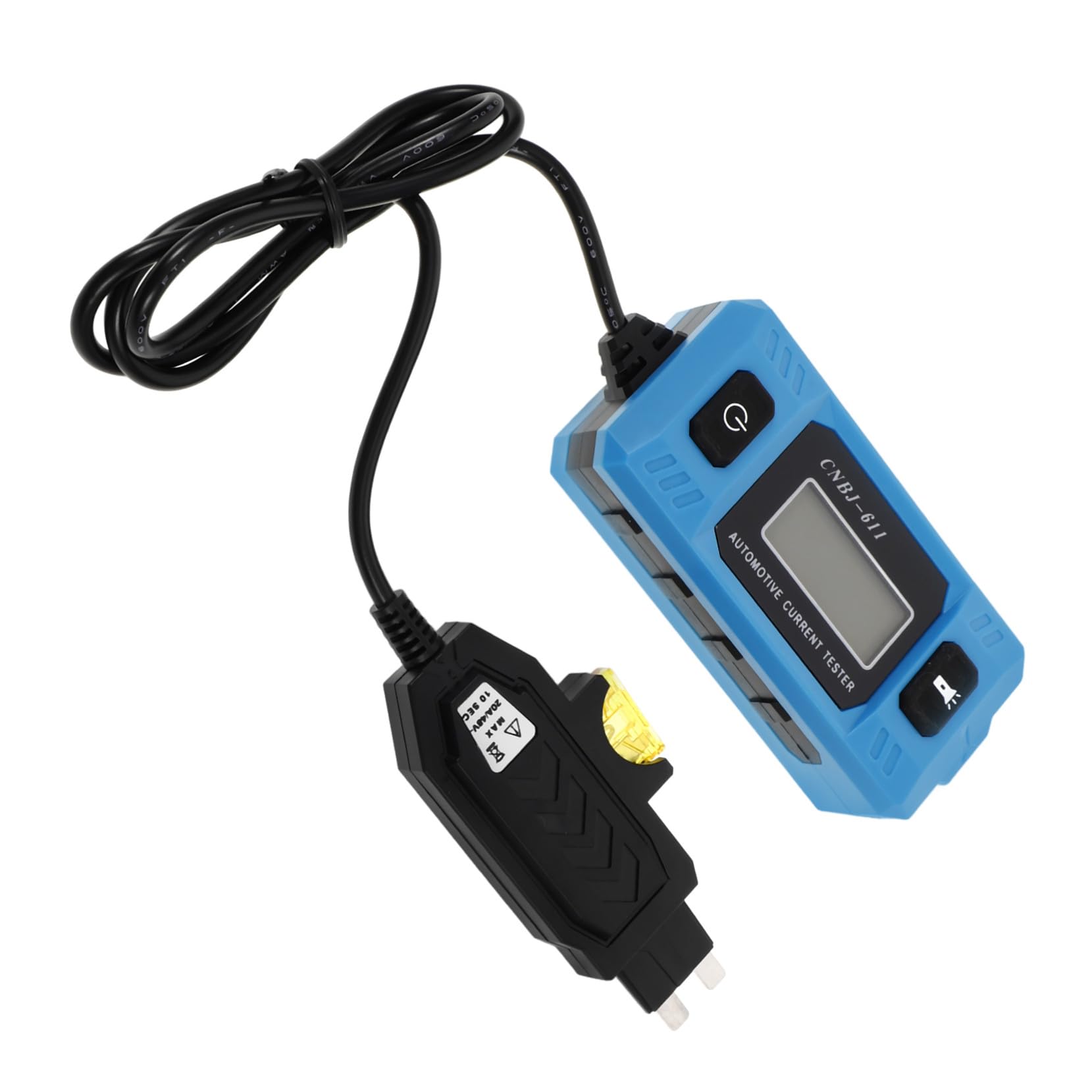 Comprobador de Fusibles Digital para Automóvil Función de Detección de Micro Corrientes Oscuras y Prueba de Fugas, Carcasa de Abs Resistente para Uso Automotriz
