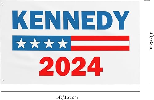 Miniatura 3 de Kennedy - Bandera para el presidente Robert Kennedy 2024, bandera de salvar Estados Unidos 2024, bandera anti Biden, bandera demócrata, bandera de 3