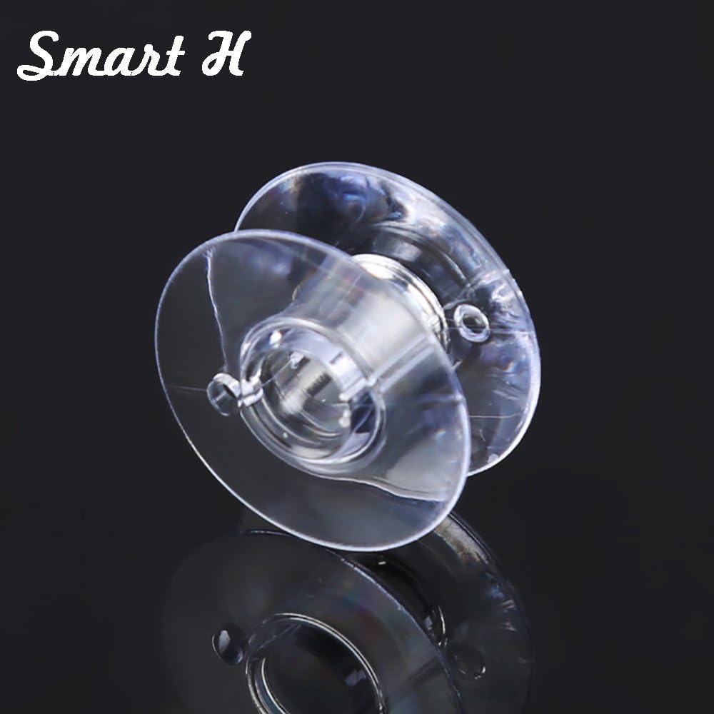 Smat H 20 pcs Class 66 Plastic Bobbins fit for Singer Sewing Machine (172336) - (172222P)