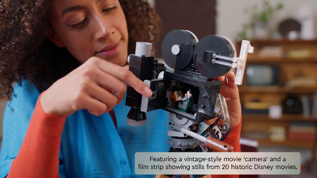 Amazon.com: LEGO 樂高Disney 迪士尼華特迪士尼貢獻相機43230 迪士尼