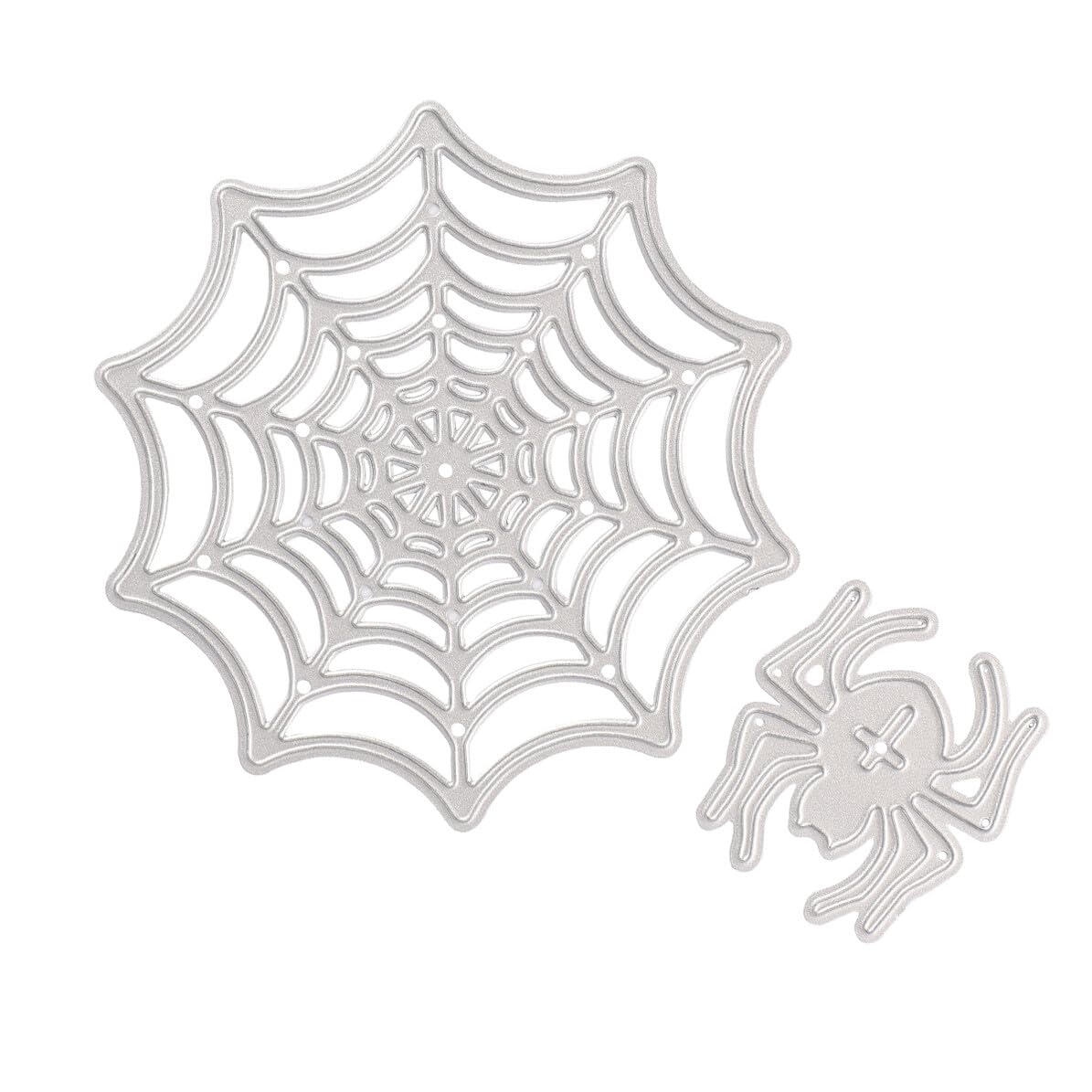 DOITOOL Troqueles para Manualidades Halloween Diseño Telaraña Plantilla para Scrapbooking y Tarjetas DIY Resistente Acero