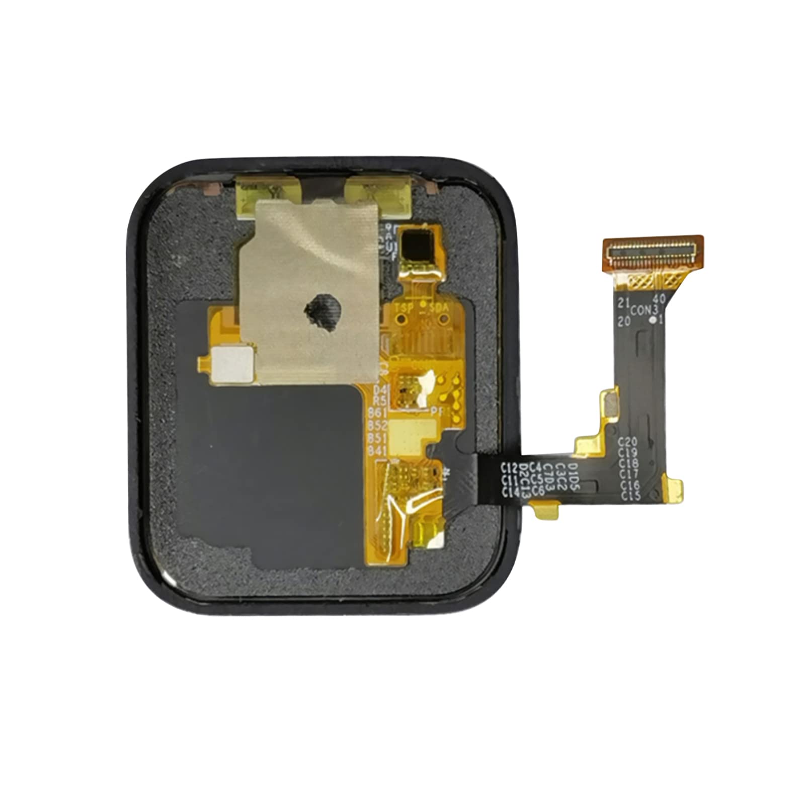 MOUDOAUER Écran LCD pour montre intelligente - Écran LCD - Numériseur - Pièces de rechange pour montre Oppo 41 mm/46 mm