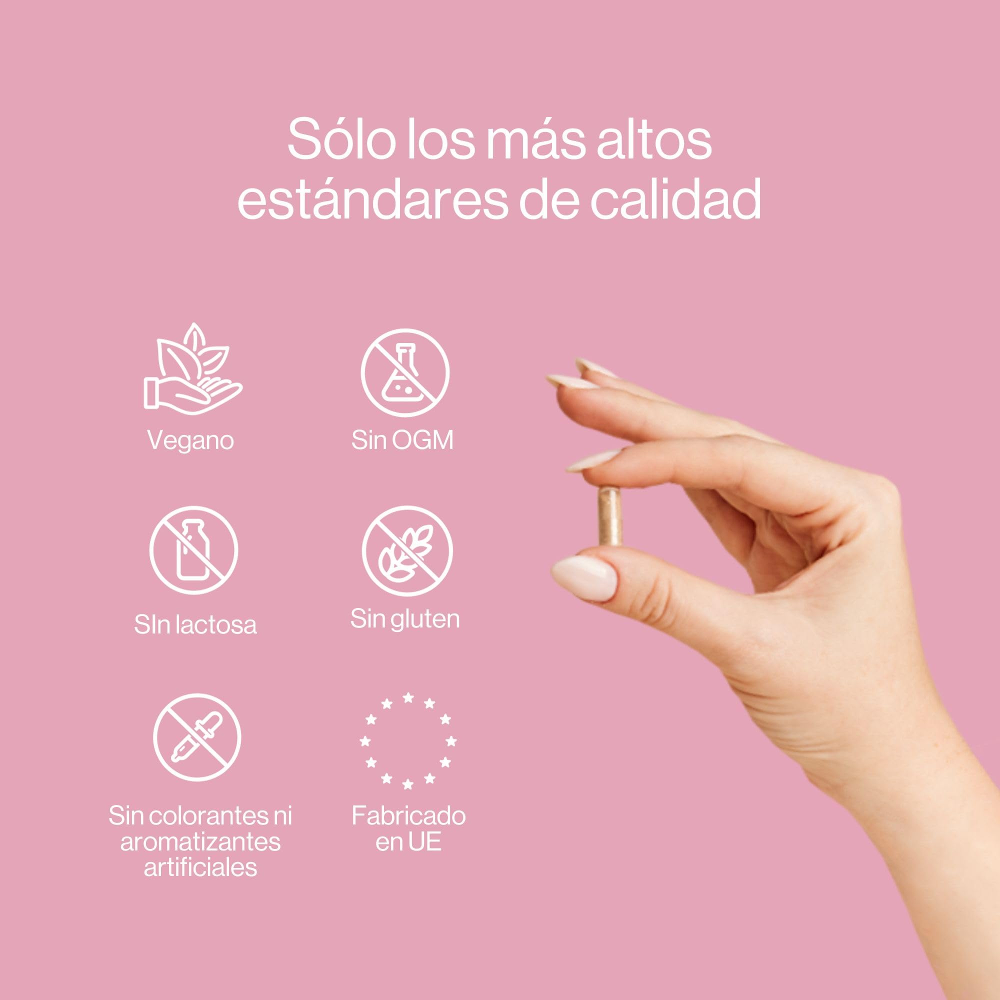 Hormone Balance – Vitamina B6, Chlorella, Yodo, Romero, Pimienta Negra, Melisa – Estrogenos Femeninos – 180 Cápsulas Veganas para 3 Meses – Tummy