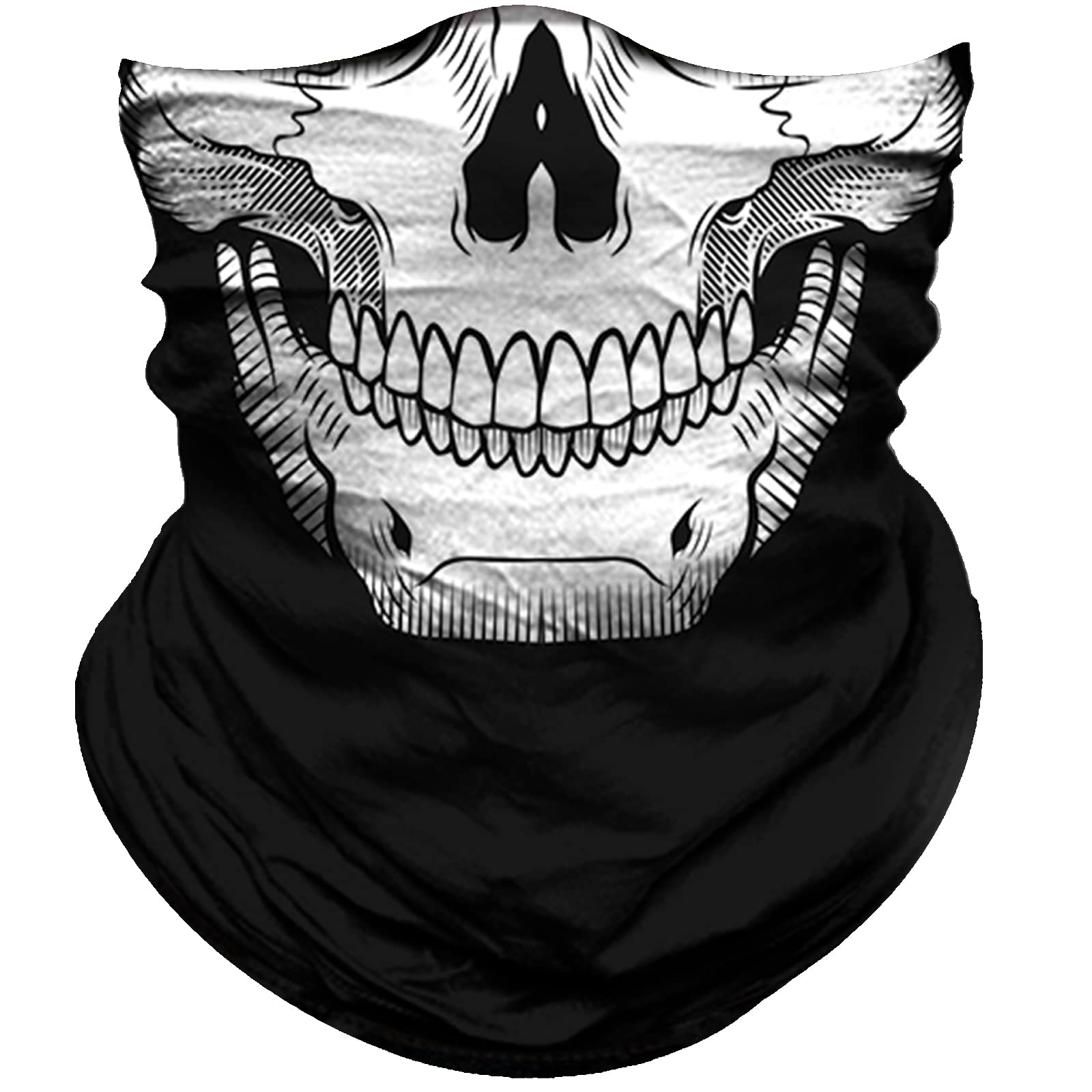 Obacle Skull Face Mask for Dust Wind Sun Protection Men Women Motorcycle Riding