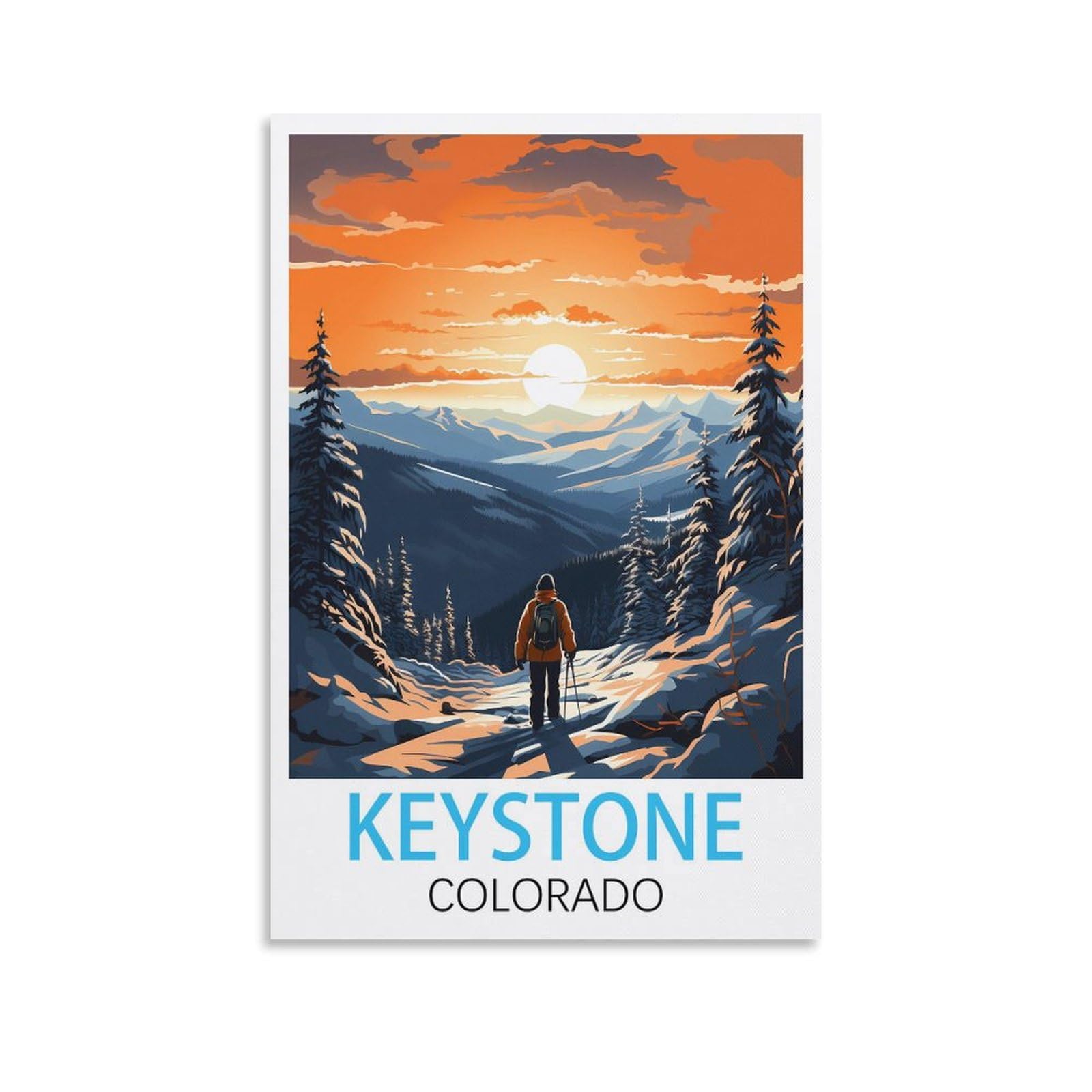 Vintage Metal Tin Sign Funny,Keystone Colorados,Vintage Plaques Poster Plaque Decor Retro Posters Gallery Wall Art Print 15x30cm