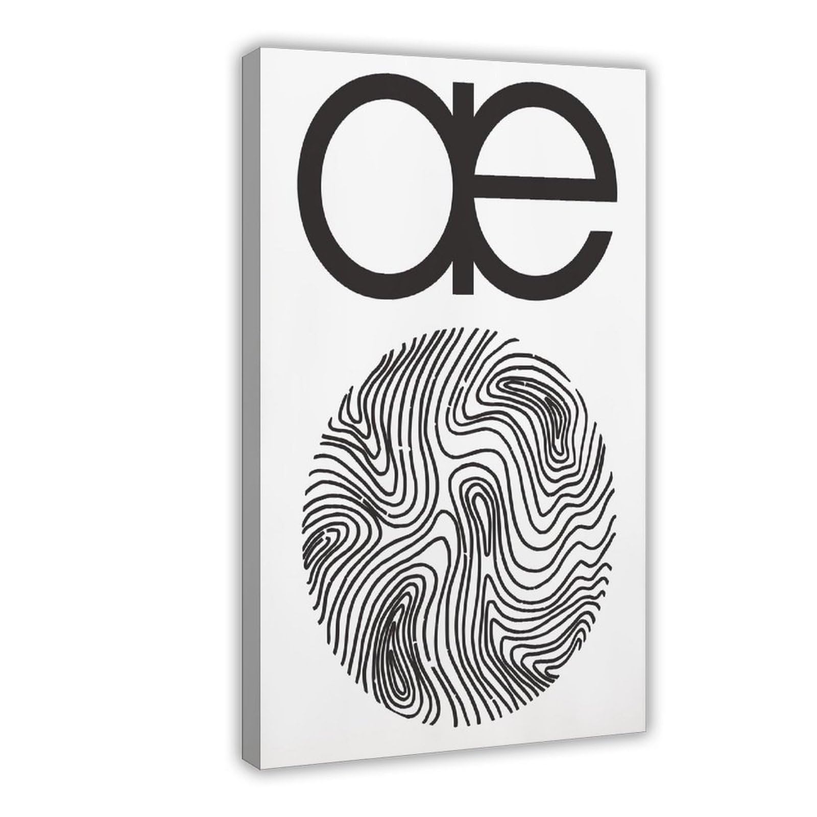 Autechre - Poster su tela con musica elettronica anni '90, decorazione per camera da letto, ufficio, stanza, regalo, 50 x 75 cm